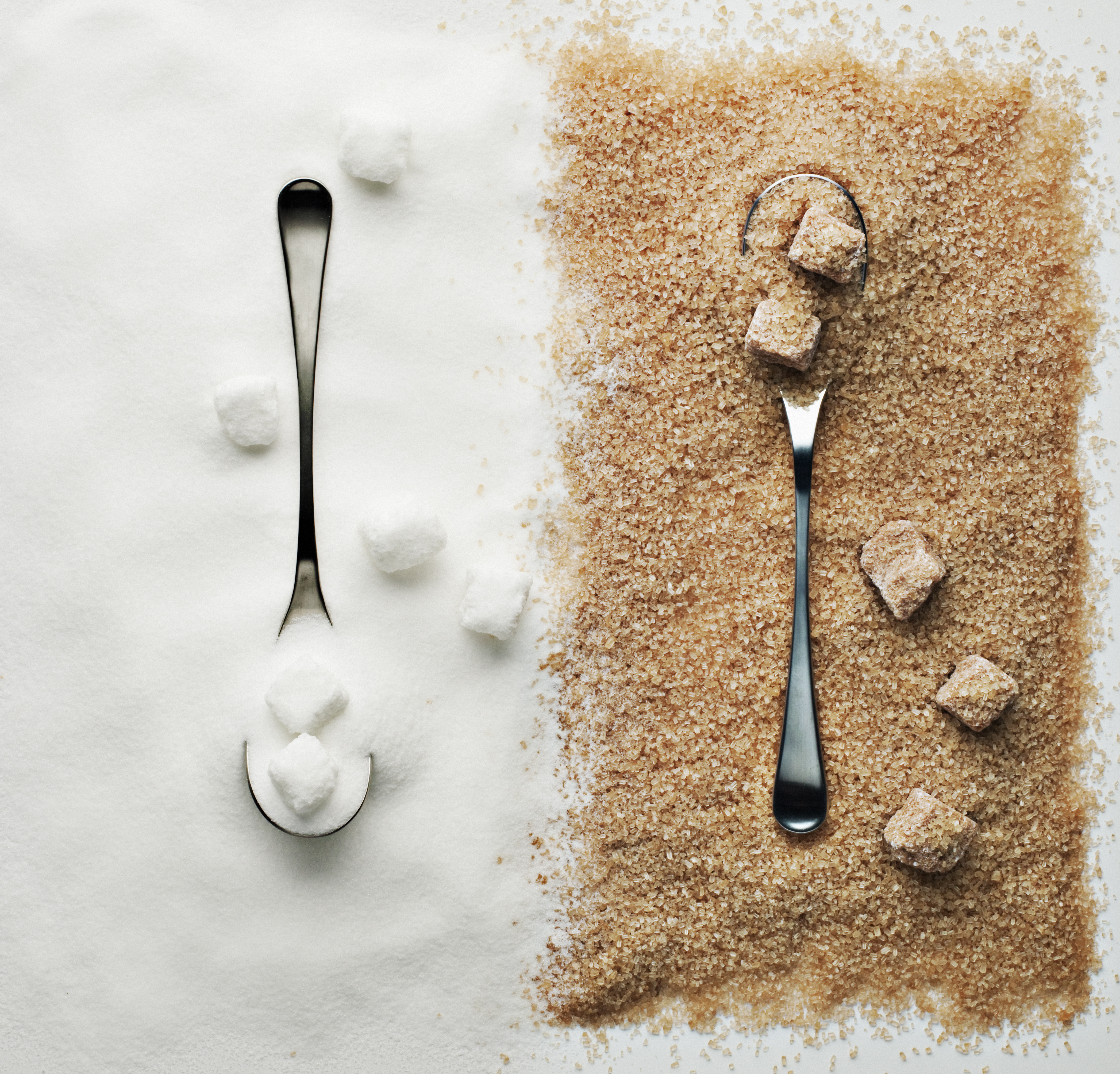 What are refined sugars and in what kinds of foods are they found?
