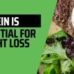 Protein is essential for weight loss | steak and eggs over greens