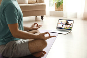 Man Doing Yoga