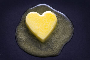 heart shaped butter