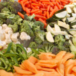 Large spread of vegetables